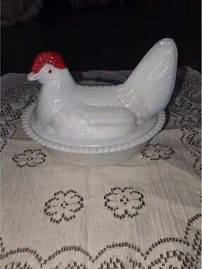 Milk glass HON no signature